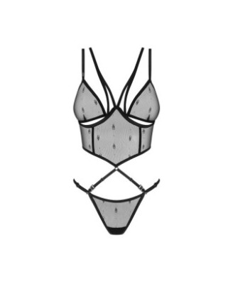 Anniverse special top et string - Noir